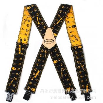 Adjustable 5cm Wide Clip-on X-Back Braces for Men