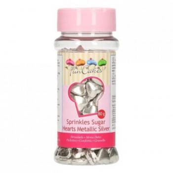 Cœurs Sucrés FunCake Éclat d’Argent