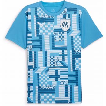 PUMA Olympique Marseille 2024/2025 Pre-Match Shirt Blau Herren S