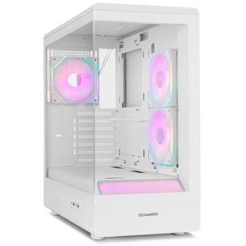 Casing Nox NxhummersignalBK bianco ATX/mATX