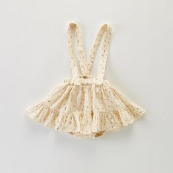 Ropa Infantil E2202 Mono de Tirantes Floral