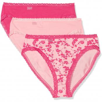 Sloggi Damen Hipster Weekend Tai C3P, Red-Dark Combination (R9)