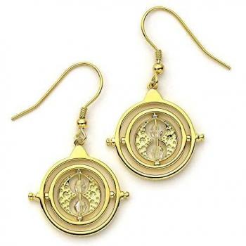 Pendientes de Harry Potter en forma de Giratiempo (oro)