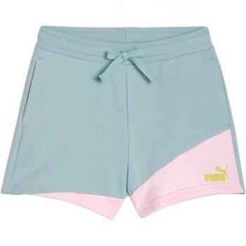 Puma Power Colorblock Shorts Mädchen in türkis