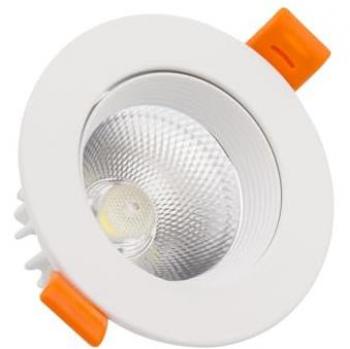 TechBrey Spot LED Downlight 15W – COB Rond 113 mm, Blanc Neutre 4000K, Sans Tremblement