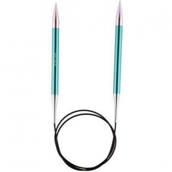 Zing 120cm Fixed Circular Knitting Pins 8mm