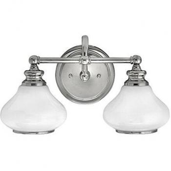 Elstead Lighting, Wandleuchte + Deckenleuchte, Ainsley LED Wandleuchte G9 2-fach Poliertes Chrom IP44 (640 lm, G9)