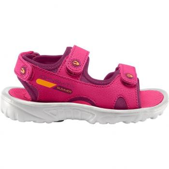 Sandales Fuchsia Talon Plat PIXON