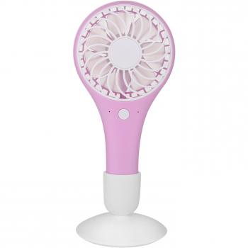 Mini ventilateur USB portable Hltd 2 modes avec lumière d'urgence LED et socle, ventilateurs de bureau pour la maison et les voyages