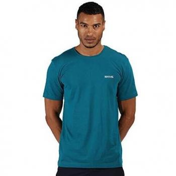 Regatta T-Shirt Technique en Coton Manches Courtes TAIT Léger et Respirant Polos/Vests Homme, Gulfstream, FR : XL