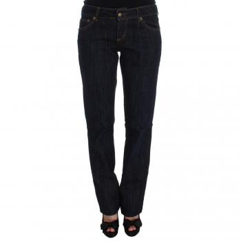 Cavalli Women's Blue Stretch Straight Leg Jeans – W26