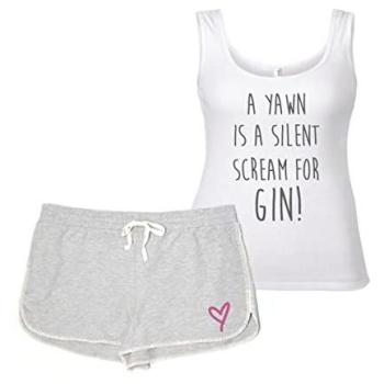 60 Second Makeover “Dreamy Hush” Women’s Pajamas Grey XL