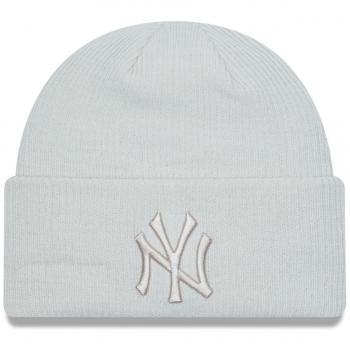 Coiffe d’hiver New Era Women – RIB WIDE, ton gris pierre, version New York Yankees