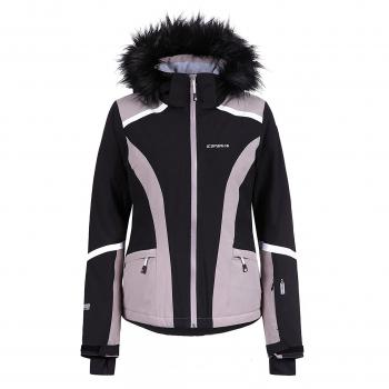 Icepeak Nickan Damen-ICETECH Skijacke, 10.000‑Schnellkühlung, Schwarz, 48