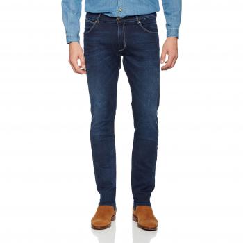 Jeans cómodos Wrangler Larston, Azul, 32W / 34L para Hombre