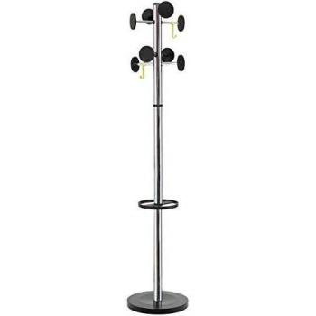ALBA Stan 3 Coat Rack in Black