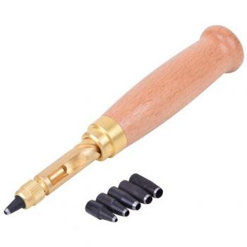Poinçon Auto pour Cuir avec 6 Tailles de 1,5mm à 4mm