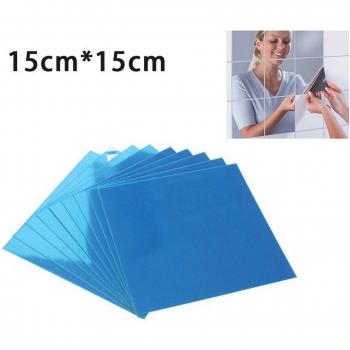 32Pcs Bathroom and Living Room Mirror Stickers 15x15