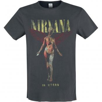 Camisa de Hombre In Utero Amplified Nirvana 3XL Gris Marino
