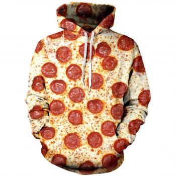 Alisister Lustiger Pizza‑Pulli – Langarm, Unisex, S/M