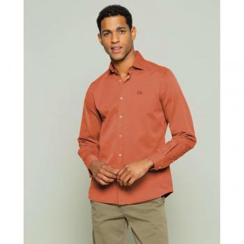 Camisa Hombre Scotta 1985 Naranja Lisa
