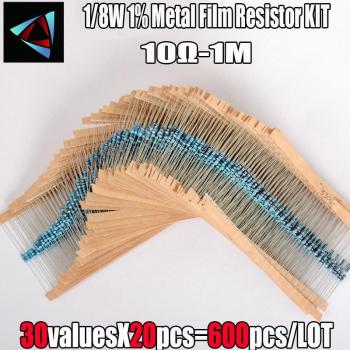 Pack 30 Résistances Film Métallique – 600 pièces – 0,125 Ω min
