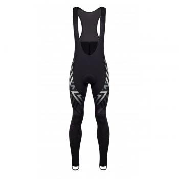 FORCE lange Radhose mit Polster und Träger M für +5 °C bis +15 °C