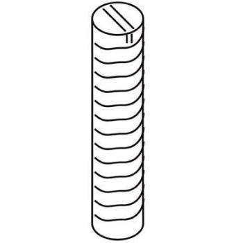 M5 Threaded Connector, 15 mm, T4 Finish (WP‑T4/054)