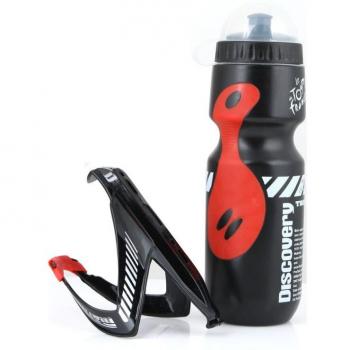 650ML Cycling Water Bottle Cage Kit with Carbon Fiber Design