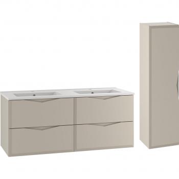 Linea Ellie Cachemire: Mobili bagno con doppio lavabo 120 cm