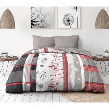 Ropa de Cama Microfibra Azul Shizuoka – Funda 240x260 + 2 Fundas 63x63 (Home Linge Passion)