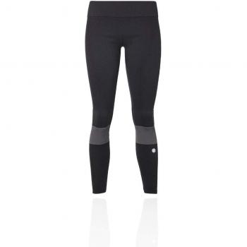 ASICS Mallas Sin Costuras para Mujer, Modelo 2032a237-001, Negro, Talla L