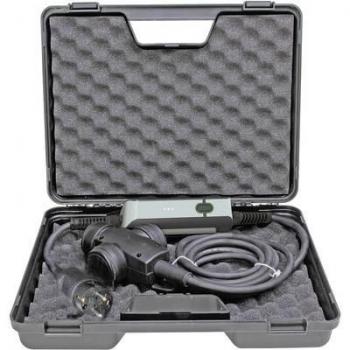 Kopp 148601015 PRCD‑S RCCB Extension Cable – 230 V, Solid Rubber, Black, IP55