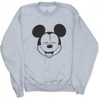Disney Women's Mickey Mouse Cozy Sweatshirt 2XL White