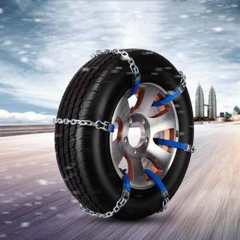 5.5mm Thick Car Snow Chain, Manganese Steel, No Burrs