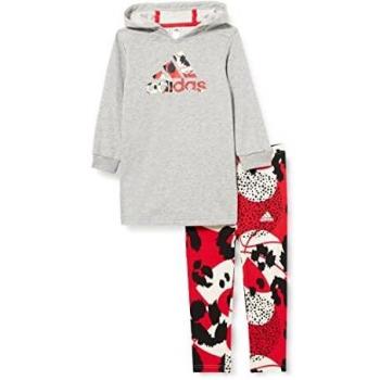 Completo Bambina adidas GT9503 Cotone Garzato