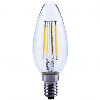 Klare 4 W LED‑Kerzenfilament, E14, 40 W, 360‑Grad‑Ausleuchtung