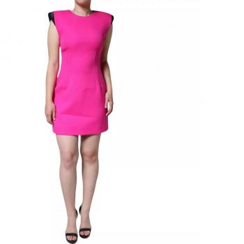 Pre‑Owned D&G Pink Bodycon Mini Dress – A‑Line, Size XS, Silk