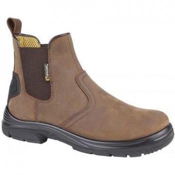 Grafters Super Wide EEEE Fitting Heren Veiligheidslaarzen 12 UK bruin