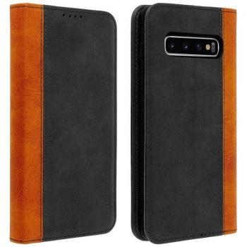 Cover Portacarte Galaxy S10 con Funzione Supporto Nero