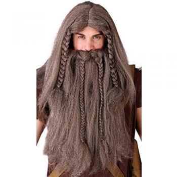 Parrucca e Barba per Feste a Tema Vichingo