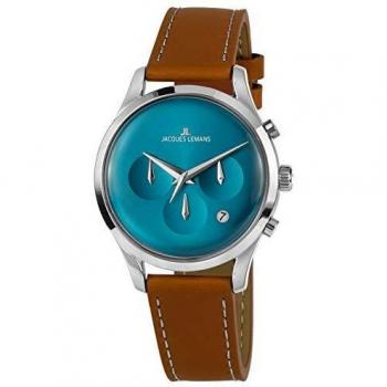 Jacques Lemans dames polshorloge retro klassiek quartz 1‑2067B