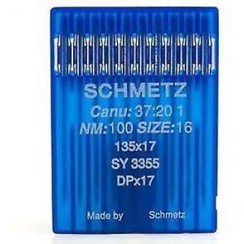 Kit de 10 agujas Schmetz Industrial 135 x 17 mm para maquina con caminador de pie, SY 3355, DPx17