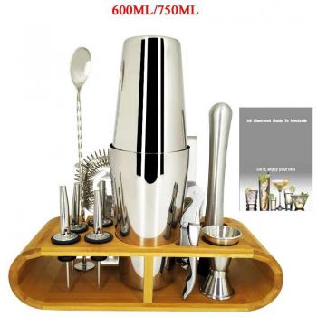 Coctelera Profesional de Metal Dorado