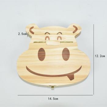 Caja de dientes de madera para bebé estilo universal