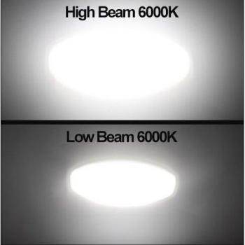 H6 BA20D H4 6000K LED Moto Lamp