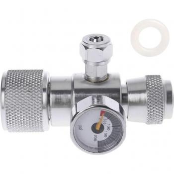 CO2 Pressure Gauge JIS M22-14 Manometer Over 1500 PSI Cylinder Reducer