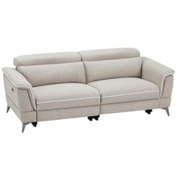 Macari Relaxsofa VENTE-UNIQUE 3‑Sitzer elektrisch beige