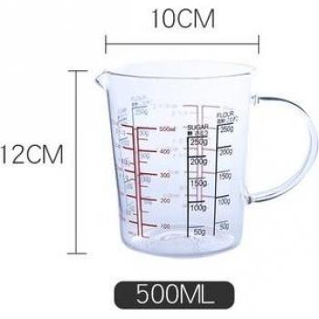Clear Glass Measuring Cups for Cooking