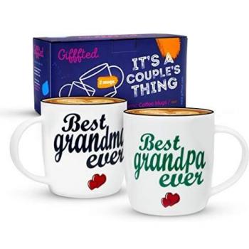Best Ever Grandma & Grandad Mugs from Kids